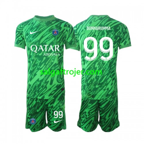 Paris Saint-Germain PSG Gianluigi Donnarumma 99 Fodboldtrøjer Målmand Børn Udebanesæt 2024/25 Kort ærmer Paris Saint-Germain PSG Gianluigi Donnarumma 99 Fodboldtrøjer Målmand Børn Udebanesæt 2024/25 Kort ærmer